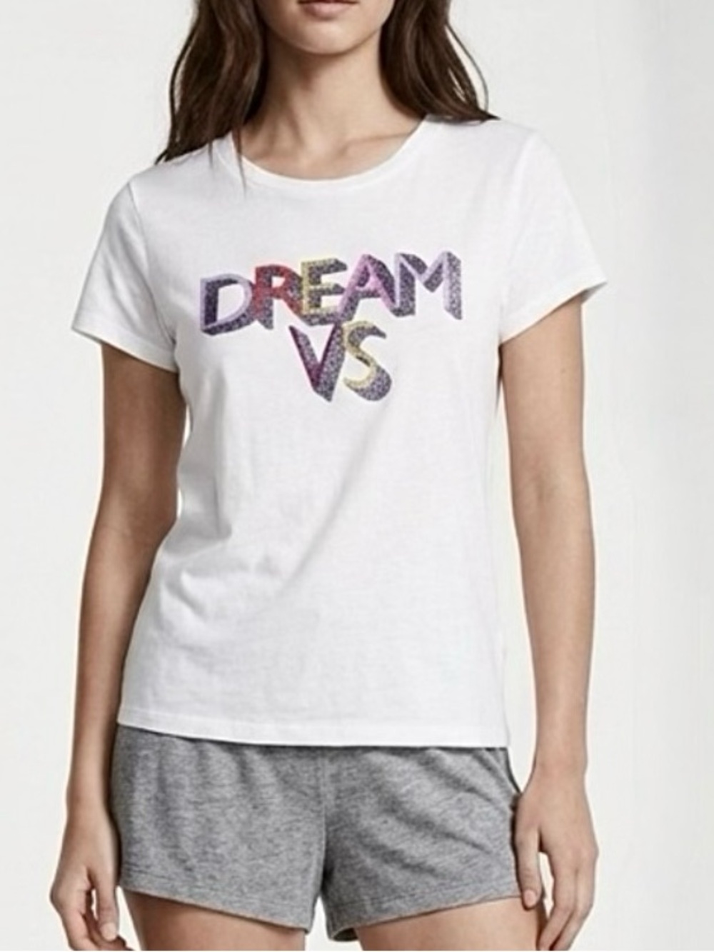 Victoria’s Secret Dream Glitter T-Shirt sleep Size Large